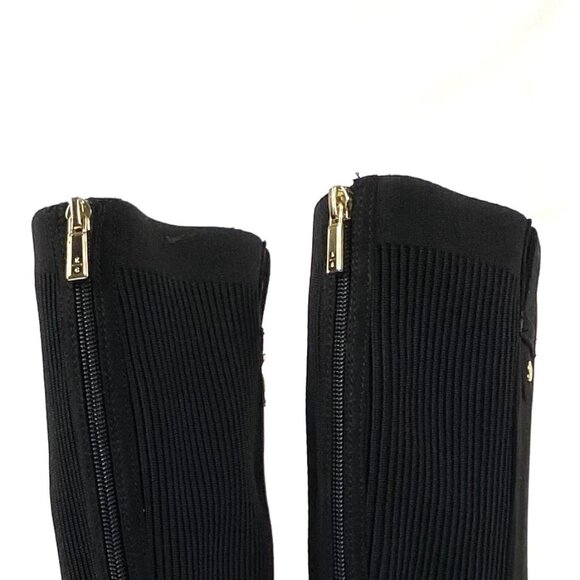 New Kenneth Cole Reaction Black Soozie Stretch Tall Boot 8.5 - Picture 4 of 8